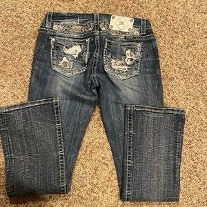 Miss me mid rise easy boot jeans size 27